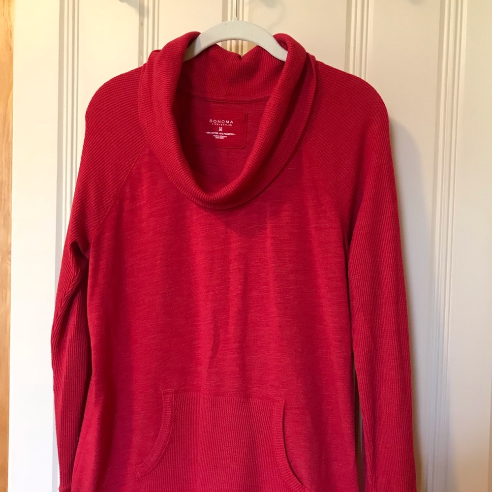 Cowl neck top